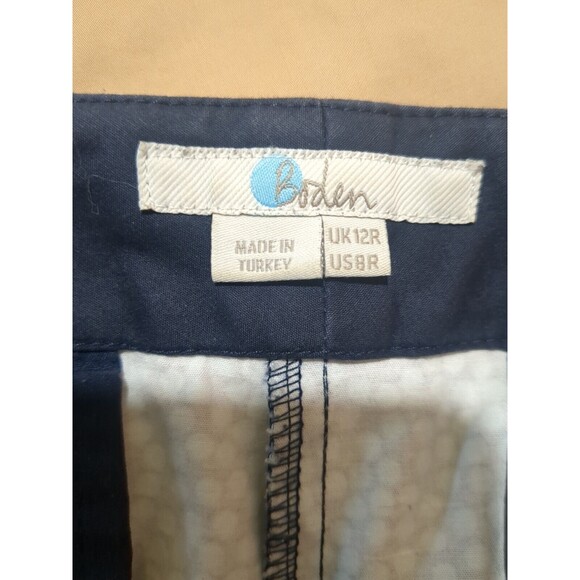 Boden Womens Pants 8 Richmond Ankle Pants Straight leg Blue Polka Dot - Picture 7 of 7